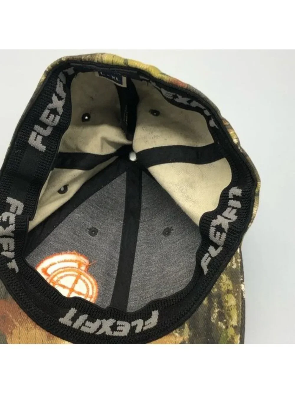 hic fit camouflage advantage baseball hat USA flex fit one size large READ